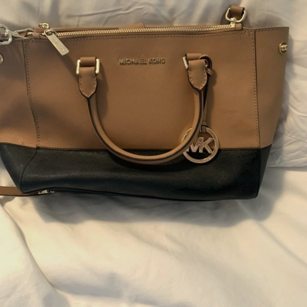 Black and Brown Michael Kors Purse